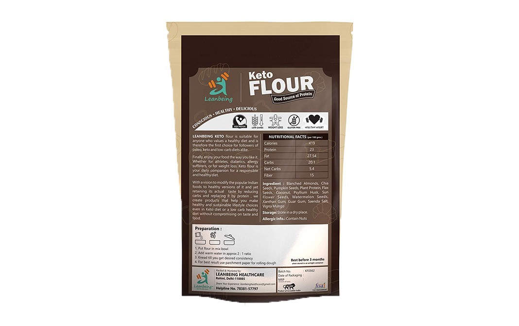 Leanbeing Keto Flour    Pack  1 kilogram